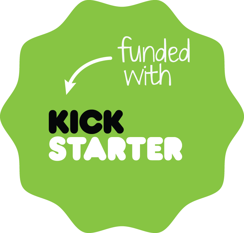 Kickstarter badge funded